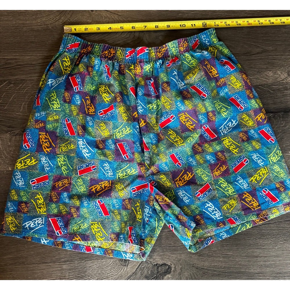 Vintage Pepsi shorts, one size, made in USA